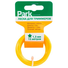 Леска для триммеров Park 1,3мм*15м, звезда 5/85