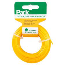 Леска для триммеров Park 2,4мм*15м, круг 5/45 Леска для триммеров Park 2,4мм*15м, круг 5/45