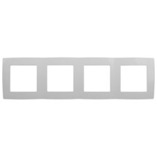 Рамка на 4 поста, Эра12, 12-5004-01 ЭРА белый 10/100