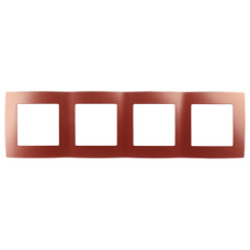 Рамка на 4 поста, Эра12, 12-5004-24 ЭРА охра 10/100 ЦЕНА ▼
