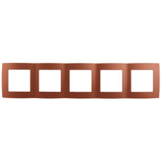 Рамка на 5 постов, 12-5005-14 ЭРА Эра12, медь 10/100 ЦЕНА ▼