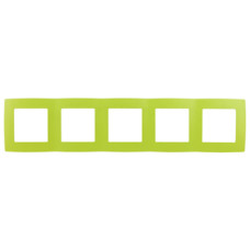 Рамка на 5 постов, Эра12, 12-5005-26 ЭРА лайм 10/100 ЦЕНА ▼