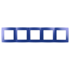 Рамка на 5 постов, Эра12, 12-5005-29 ЭРА ультрамарин 10/100 ЦЕНА ▼ Рамка на 5 постов, Эра12, 12-5005-29 ЭРА ультрамарин 10/100 ЦЕНА ▼