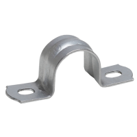 ЭРА Скоба металлическая двухлапковая d 25-26мм (100шт) (100/1000/48000) ЦЕНА▼