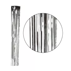 Дождик серебро ширина 75мм, длина 150см