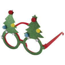 Очки "Елка" с двумя елочками материал: пластмасса, полиэстер, размеры: 11,5*13,5см Очки "Елка" с двумя елочками материал: пластмасса, полиэстер, размеры: 11,5*13,5см