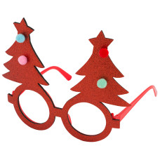 Очки "Елочка" материал: пластмасса, полиэстер, размер: 17*15см Очки "Елочка" материал: пластмасса, полиэстер, размер: 17*15см
