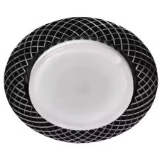 Точечный светильник ЭРА KL 76 AL/BK /1 Gx53,220V, 13W под лампу, черный