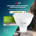 Светильник встраиваемый влагозащищенный ЭРА WR3 BK MR16/GU5.3, IP44, черный