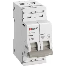 Автоматический выключатель ВА 47-63N 2P 50А (C) 6к А PROXIMA EKF