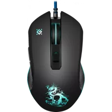 Мышь DEFENDER Sky Dragon GM-090L, USB, 6 кнопок, 800-3200dpi, черный, Тип сенсора: оптический