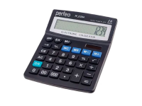 Perfeo калькулятор бухгалтерский, PF_Е1234, 16-разр., GT, черный /20