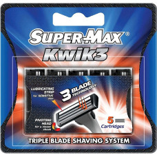 Кассеты для станка "Супер-Макс Квик3" блистер 5шт (в упак 10 блистеров) Кассеты для станка "Супер-Макс Квик3" блистер 5шт (в упак 10 блистеров)