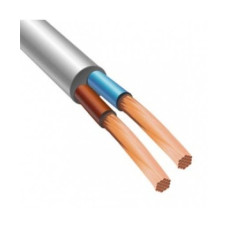 Провод ПВС 2х1 бел. /крат.100м Провод ПВС 2х1 бел. /крат.100м