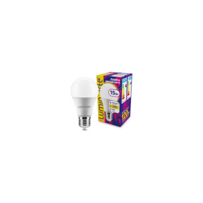 LUMIN'ARTE Лампа светодиодная  LSTD-A60 15Вт 3000K E27 10/100