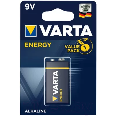 Батарейка VARTA Energy 6LR61 9V BL1 Батарейка VARTA Energy 6LR61 9V BL1