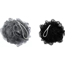 Мочалка-бант для душа "Гигант", d-15 см, 80 г, soft, 2 цвета (чёрный, серый) Банные штучки Мочалка-бант для душа "Гигант", d-15 см, 80 г, soft, 2 цвета (чёрный, серый) Банные штучки