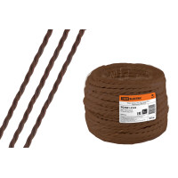Ретро провод "Эко" 2*2,5 витой ГОСТ коричневый (50м) TDM /50 Ретро провод "Эко" 2*2,5 витой ГОСТ коричневый (50м) TDM /50