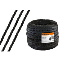 Ретро провод "Эко" 3*2,5 витой ГОСТ черный (20м) TDM /20 Ретро провод "Эко" 3*2,5 витой ГОСТ черный (20м) TDM /20