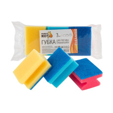 Губка для посуды профильная (3шт) 5/48 Губка для посуды профильная (3шт) 5/48