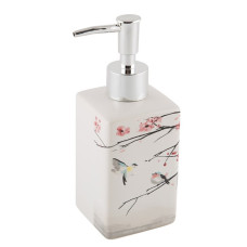 Дозатор для жидкого мыла "Сакура" DIS-S, керамика Дозатор для жидкого мыла "Сакура" DIS-S, керамика