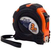 Рулетка с фиксатором 3 мх 16мм TM27-3016,  прорезиненный корпус Park 1/120