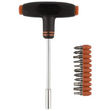 Набор бит, 11 бит 25 мм: SL, PH, PZ, Т-образная ручка, в блистере Park 12/72