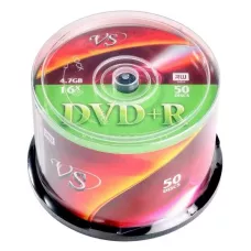 Диски VS DVD+R 4,7 GB 16x CB 50/600/ Диски VS DVD+R 4,7 GB 16x CB 50/600/