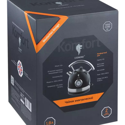 Ретро-шарм в вашей кухне: Электрический чайник Leonord LE-1910