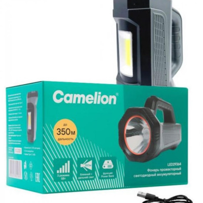 Обзор прожекторного фонаря Camelion.