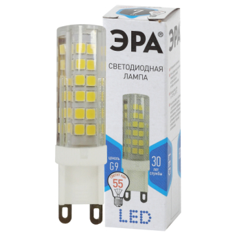 Светодиодная лампа ЭРА STD LED JCD-7W-CER-840-G9.